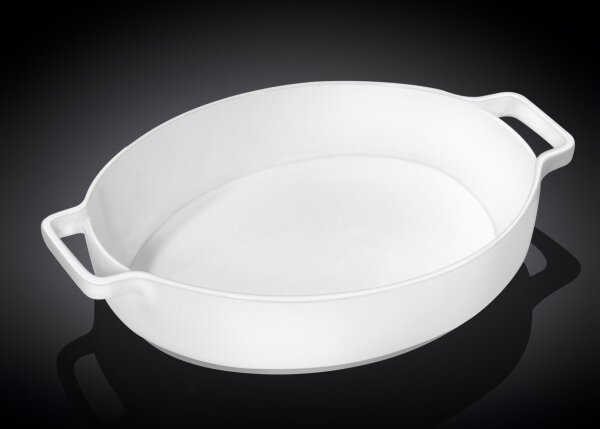 Posuda za pečenje s ručkama, 2.73L, Porculan, 350x240x75mm