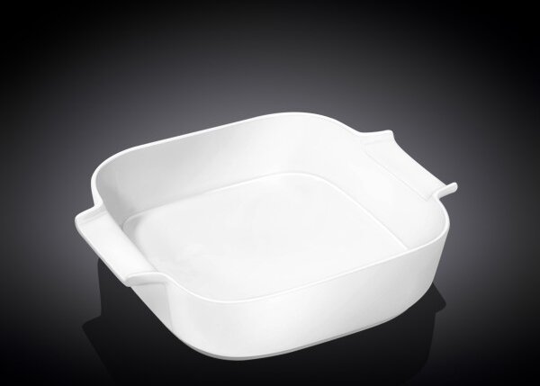 Posuda za pečenje s ručkama, 780ml, Porculan, 205x165x50mm