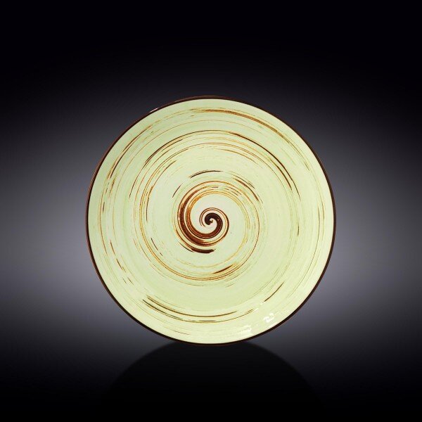 Plitki tanjur, Spiral, Porculan, 255mm