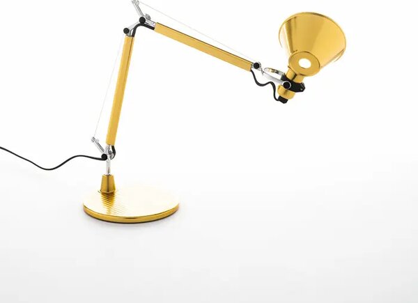 TOLOMEO MICRO STOLNA SVJETILJKA ZLATNA E14 SA POSTOLJEM 0011860A AR0011860A