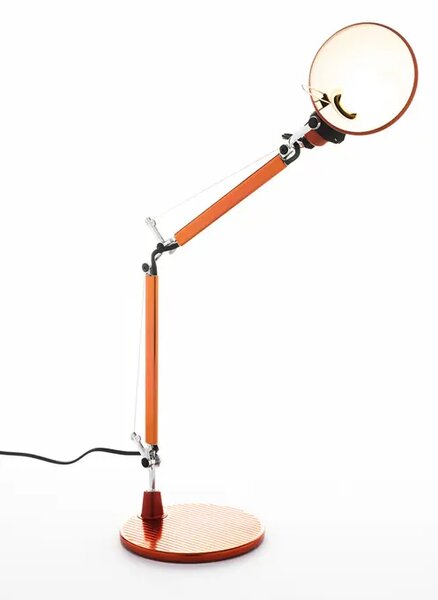 TOLOMEO MICRO STOLNA SVJETILJKA METAL NARANČASTA E14 SA POSTOLJEM A011860 AR011860
