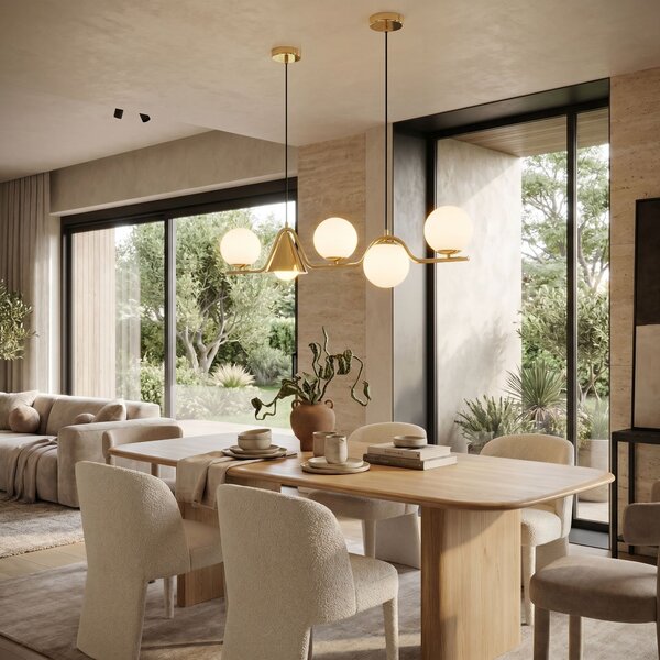 Lampa Viseća APP1662-5CP Gold