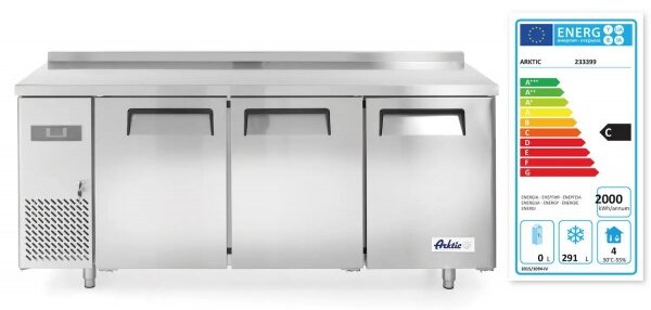 Zamrzivač, Troja Vrata, Arktic, 390L, -22/-17°C, 230V/550W, 1800x600x886mm