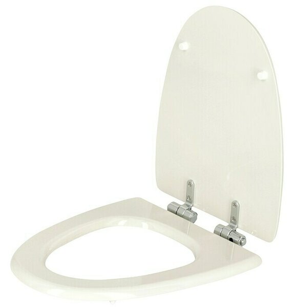 Poseidon WC daska St. Remy/Mistral (MDF, Bijele boje, Samospuštajuća)