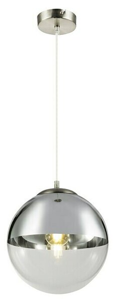 Globo Okrugla viseća svjetiljka Varus (40 W, Ø x V: 250 mm x 120 cm, Krom, E27)