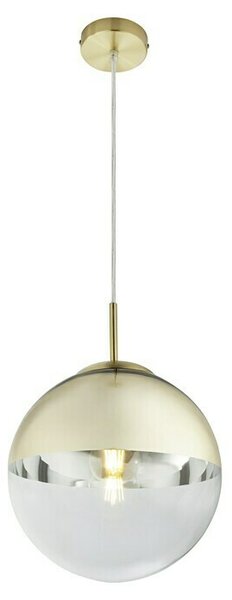 Globo Okrugla viseća svjetiljka Varus (40 W, Ø x V: 250 mm x 120 cm, Zlatne boje, E27)