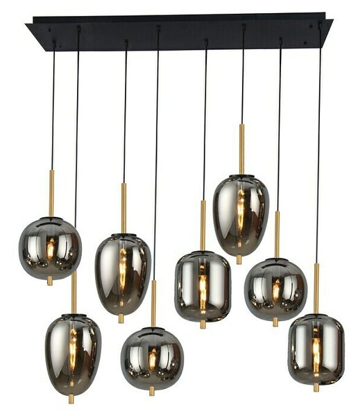 Globo Viseća LED svjetiljka (Broj žarulja: 8 Kom., 40 W, D x Š x V: 102 x 44 x 37 cm, E14)