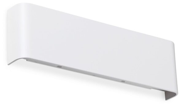 IDEAL LUX Ideal Lux Delta LED zidna svjetiljka, bijela, širina 30 cm, 3.000 K, Bijela, Dnevni boravak/blagovaonica, Aluminij, Zidni kvadrat