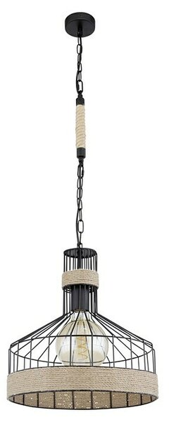 Globo Visilica Halia (60 W, Crna, E27, Promjer: 35 cm)