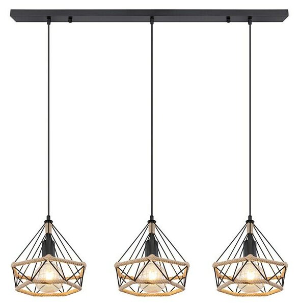 Globo Visilica Ulleu (40 W, D x Š x V: 120 x 30 x 30 cm, Crna, E27)