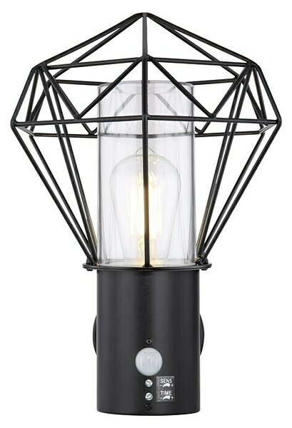 Globo Horace Vanjska zidna svjetiljka (15 W, D x Š x V: 22,5 x 22,5 x 34 cm, IP44, Bez prigušivanja)