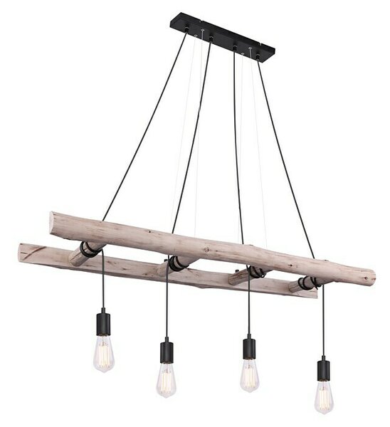 Globo Visilica Irmgard (4 Kom., E27, D x Š x V: 115 x 30 x 192 cm, Drvo)