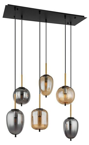 Globo Visilica Blacky (40 W, D x Š x V: 80 x 34 x 120 cm, Crna, E27)