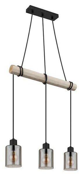 Globo Visilica Hadera (40 W, D x Š x V: 500 x 100 x 1.400 mm, Crna, E27)