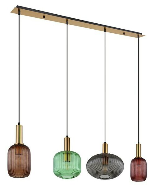 Globo Visilica Normy (60 W, D x Š x V: 115 x 30 x 120 cm, Broj žarulja: 4 Kom., Zlatna, E27)