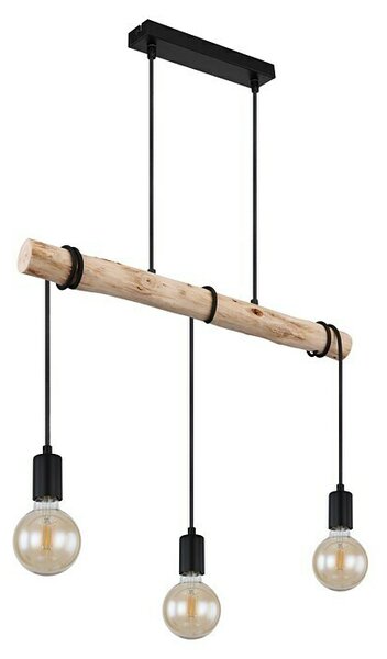 Globo Visilica Gregor (60 W, D x Š x V: 600 x 50 x 1.200 mm, Prilagodljiva visina, E27, Broj žarulja: 3 Kom.)
