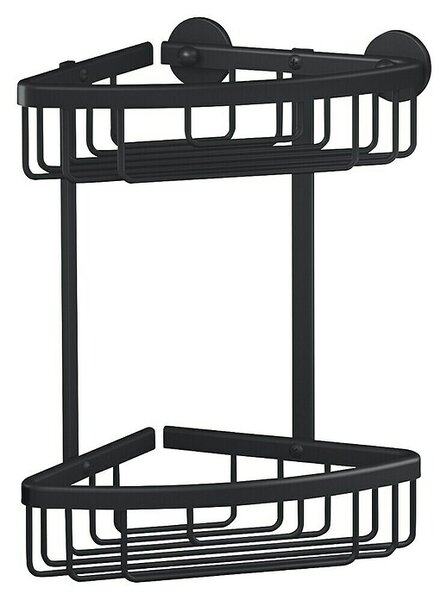 Tesa Aluxx Kutna košarica za tuš kabinu (D x Š x V: 16,3 x 16,3 x 26,2 cm, Krom, Mat)
