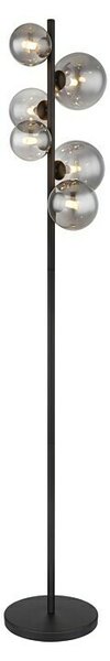 Globo Riha Podna LED svjetiljka (3,5 W, Visina: 155 cm, Crna, Topla bijela)