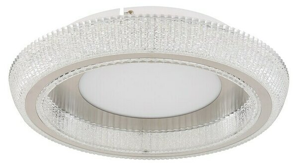 Globo Okrugla stropna LED svjetiljka Sharper (36 W, Bijela, Topla bijela, Ø x V: 400 x 85 mm)