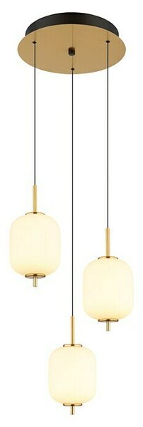 Globo Ewald Viseća LED svjetiljka Ewald (20 W, Topla bijela, Ø x V: 37,5 x 220 cm, 3 Kom.)