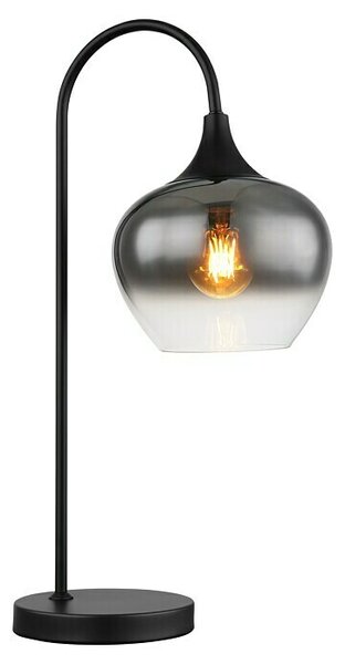 Globo Stolna svjetiljka Maxy (40 W, D x Š x V: 27,5 x 18 x 54 cm, Crna, Siva, E27)