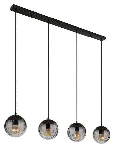 Globo Dallerta Visilica (60 W, Crna, D x Š x V: 95 x 28 x 120 cm, 4 Kom.)