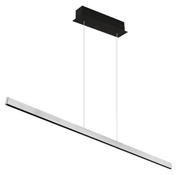 Globo Viseća LED svjetiljka Dentsy (43 W, Neutralno bijelo, Srebrna, D x Š x V: 1.200 x 90 x 1.200 mm)