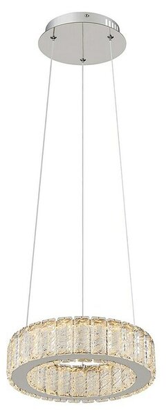 Globo Mucky LED viseća svjetiljka (30 W, Ø x V: 30 x 120 cm, Srebrna)