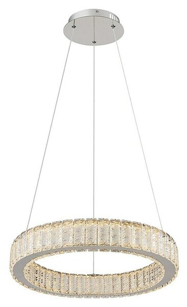 Globo Mucky LED viseća svjetiljka (50 W, Ø x V: 50 x 120 cm, Srebrna)