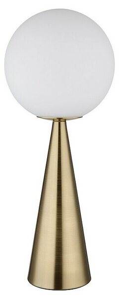 Globo Stolna svjetiljka Pinpal (40 W, Ø x V: 20 x 49,5 cm, Zlatna, Bijela)