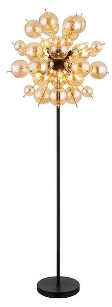 Globo Udo Stajaća svjetiljka (25 W, Visina: 155 cm, Crna, Jantar)