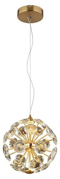 Globo Virina LED viseća svjetiljka (16 W, Ø x V: 28 x 150 cm, Zlatna)
