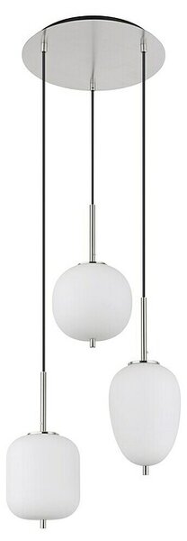 Globo Visilica Blacky I (40 W, Ø x V: 46 x 120 cm, Bijela, Srebrna)
