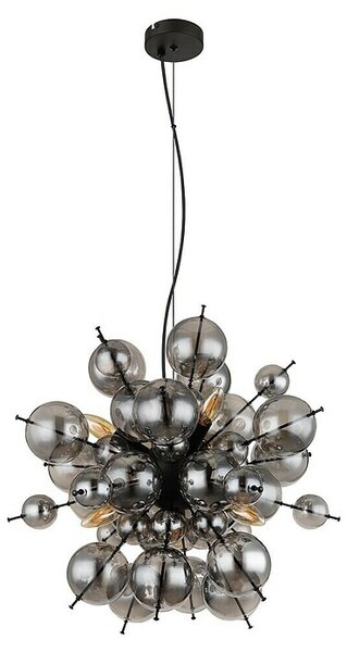 Globo Udo Visilica (25 W, Ø x V: 55 x 120 cm, Siva, Crna)