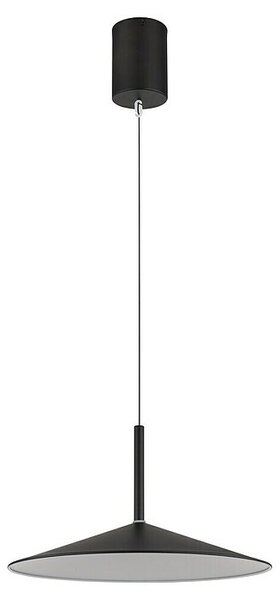 Globo LED viseća svjetiljka Lampone (28 W, Ø x V: 48 x 150 cm, Crna)