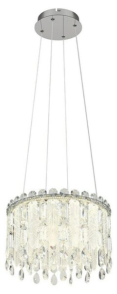 Globo Klunka LED viseća svjetiljka (38 W, Ø x V: 40 x 120 cm, Srebrna)
