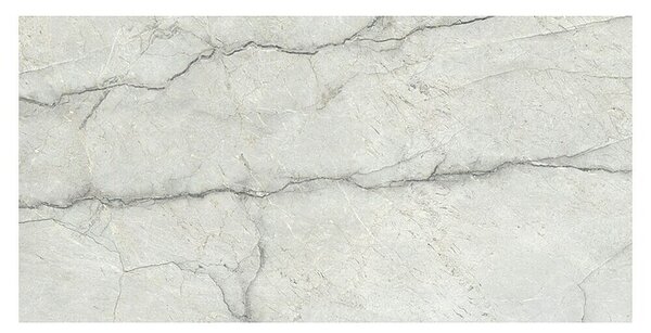 Cersanit Podna pločica Piove Light Grey Polished (60 x 120 cm, Sjaj)