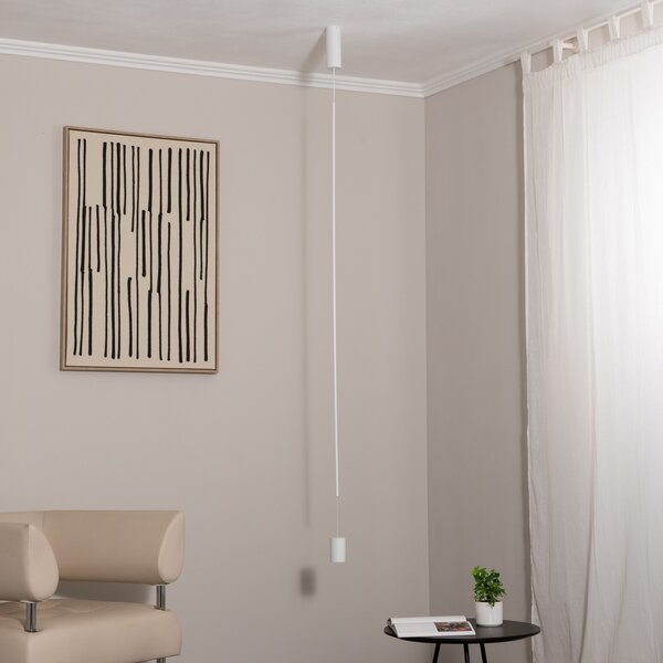 Nowodvorski Lighting VERTIC LED viseća svjetiljka, bijela, metalna, 19 W, 3000 K, Bijela, Dnevni boravak/blagovaonica, Aluminij