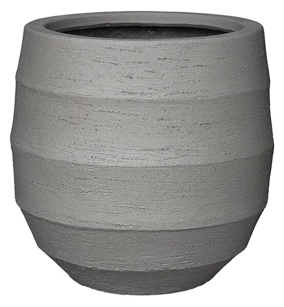 Ukrasna tegla za cvijeće Bordo 30x30 cm sive boje – Luca Lifestyle - Clayfibre - do 30cm