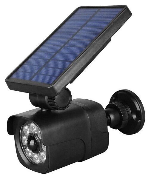 Solarna vanjska zidna svjetiljka (4 W, D x Š x V: 170 x 85 x 170 mm, Crna, IP65, 200 lm)