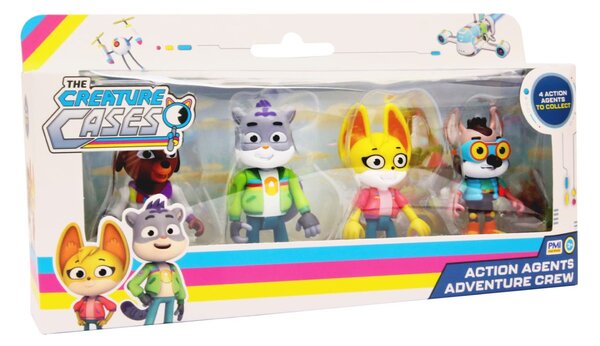 THE CREATURE CASES Pomična figurica 4pk CC3014
