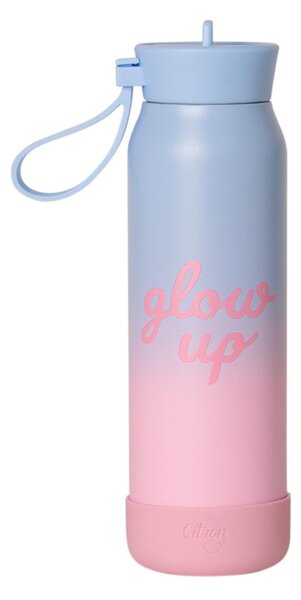 CITRON Boca za vodu 350 ml Glow up Blue Pink WB_350_Blue_Pink_Glowup