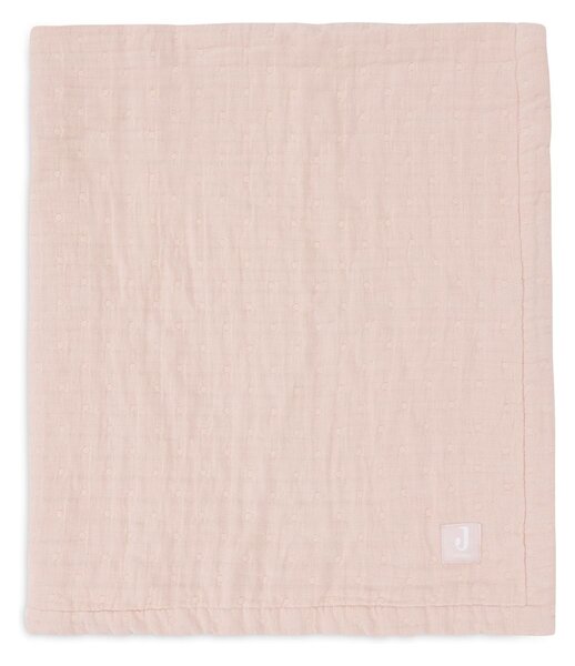 JOLLEIN dekica muslin 75x100cm jacquard wild rose