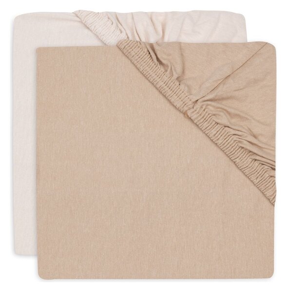 JOLLEIN plahta jersey 70/75x140/150 2/1 blush/wild rose