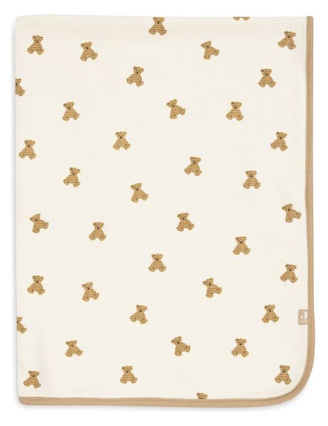 JOLLEIN dekica 75x100cm mini teddy bear little waffle