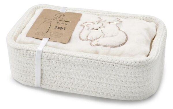KENGURU GOLD Poklon košara; Vreća za spavanje TOG2, "Popcorn-fox", 6-24m KG4000