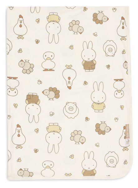 JOLLEIN dekica jersey 75x100cm miffy family farm
