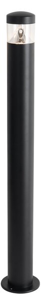 Moderna vanjska lampa crna 80 cm IP44 uključujući LED - Roxy