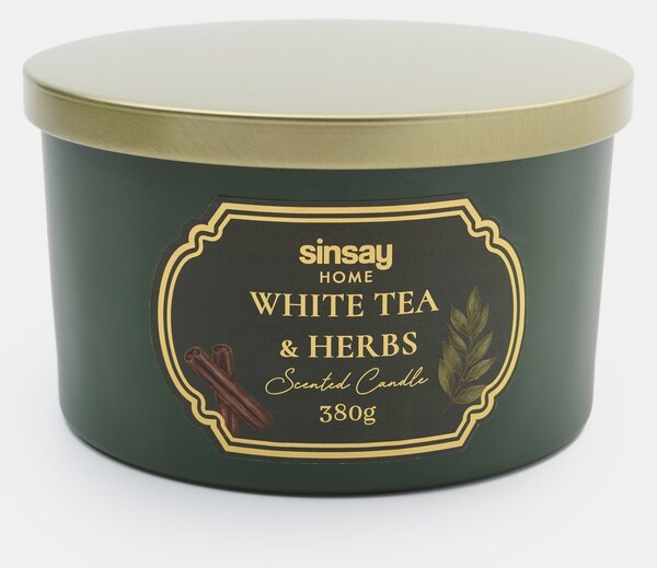 Sinsay - Mirisna svijeća White Tea & Herbs