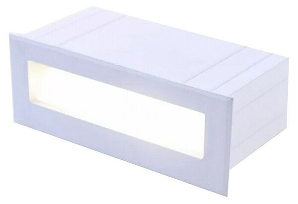 Ferotehna Vanjska zidna LED svjetiljka Belfast (135 x 51 x 65 mm, Bijela, IP54)